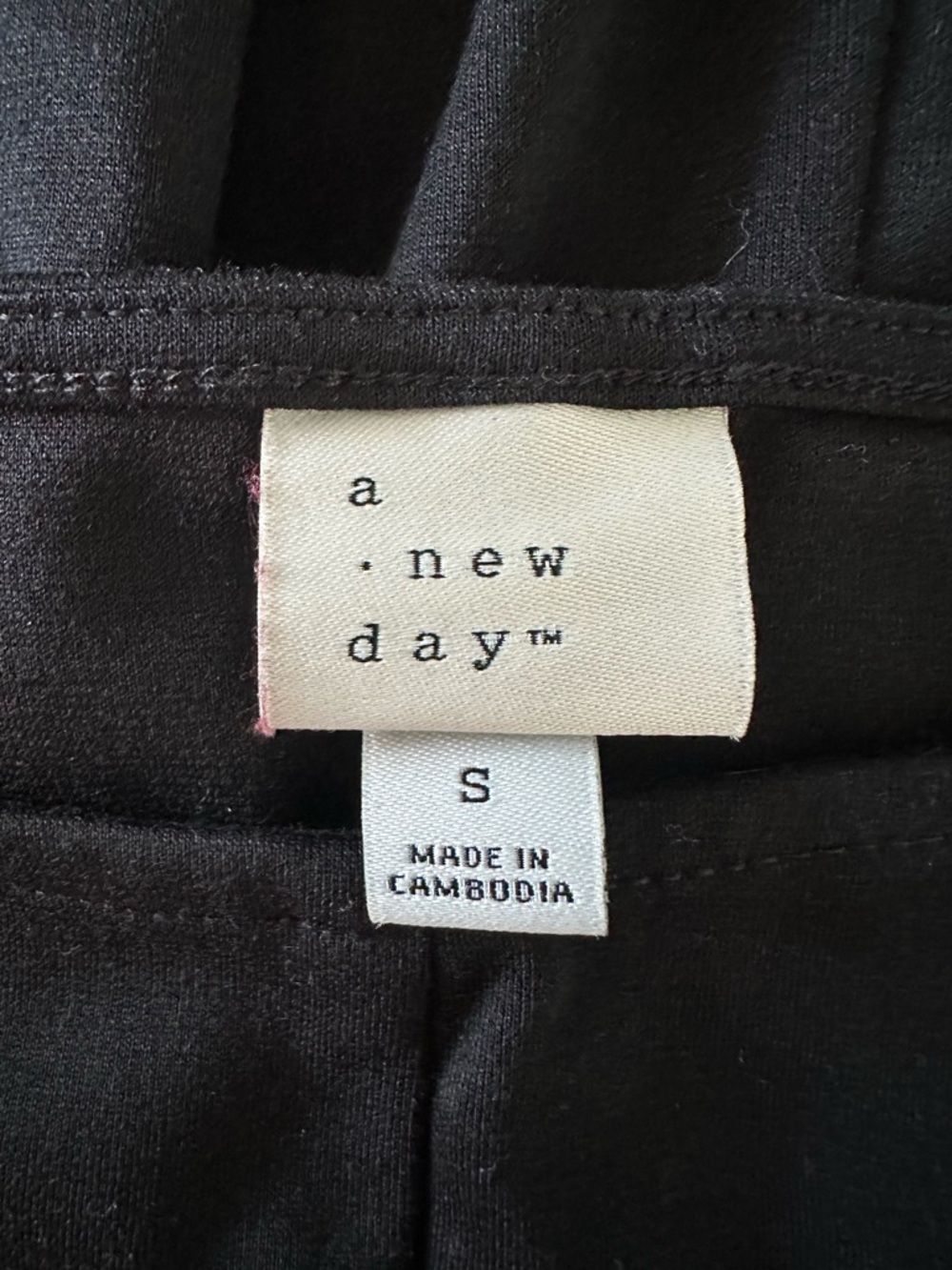A New Day Black Sleeveless Midi Dress Size Small Minimalist Career Capsule - Picture 5 of 6